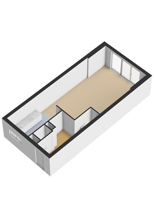 Floorplan - Paardensprongstraat 16, 3554 EK Utrecht